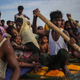 The photography staff of Reuters won a Pulitzer Prize for feature photography for “shocking photographs that exposed the world to the violence Rohingya refugees faced in fleeing Myanmar.” Here, the refugees cross the Naf River with an improvised raft to reach Teknaf, Bangladesh in November.